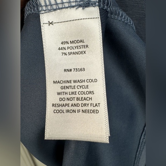 Cable & Gauge Blue Knotted Tie Waist Shift Dress - Picture 7 of 7